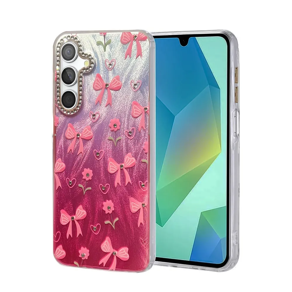 Newface Samsung Galaxy S25 Kılıf Blade Aynalı Desenli Kapak - Desen 3