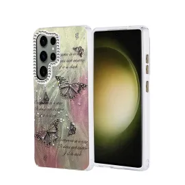 Newface Samsung Galaxy S25 Ultra Kılıf Blade Aynalı Desenli Kapak - Desen 6