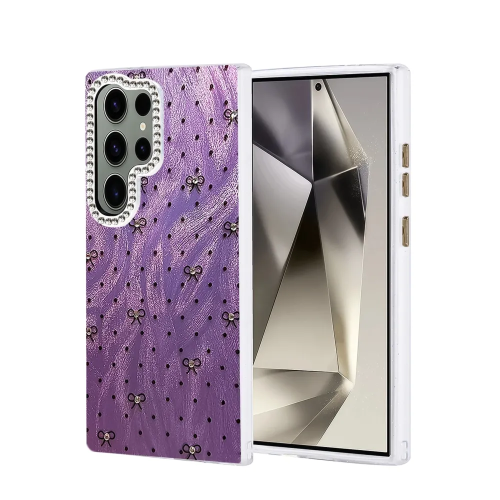 Newface Samsung Galaxy S24 Ultra Kılıf Blade Aynalı Desenli Kapak - Desen 2