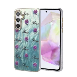 Newface Samsung Galaxy A35 5G Kılıf Blade Aynalı Desenli Kapak - Desen 9