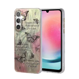 Newface Samsung Galaxy A24 4G Kılıf Blade Aynalı Desenli Kapak - Desen 6