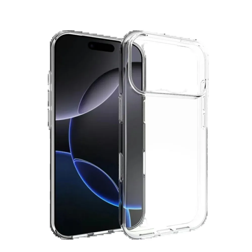 Newface Apple Iphone 17 Pro Lüx Şeffaf Silikon - Şeffaf
