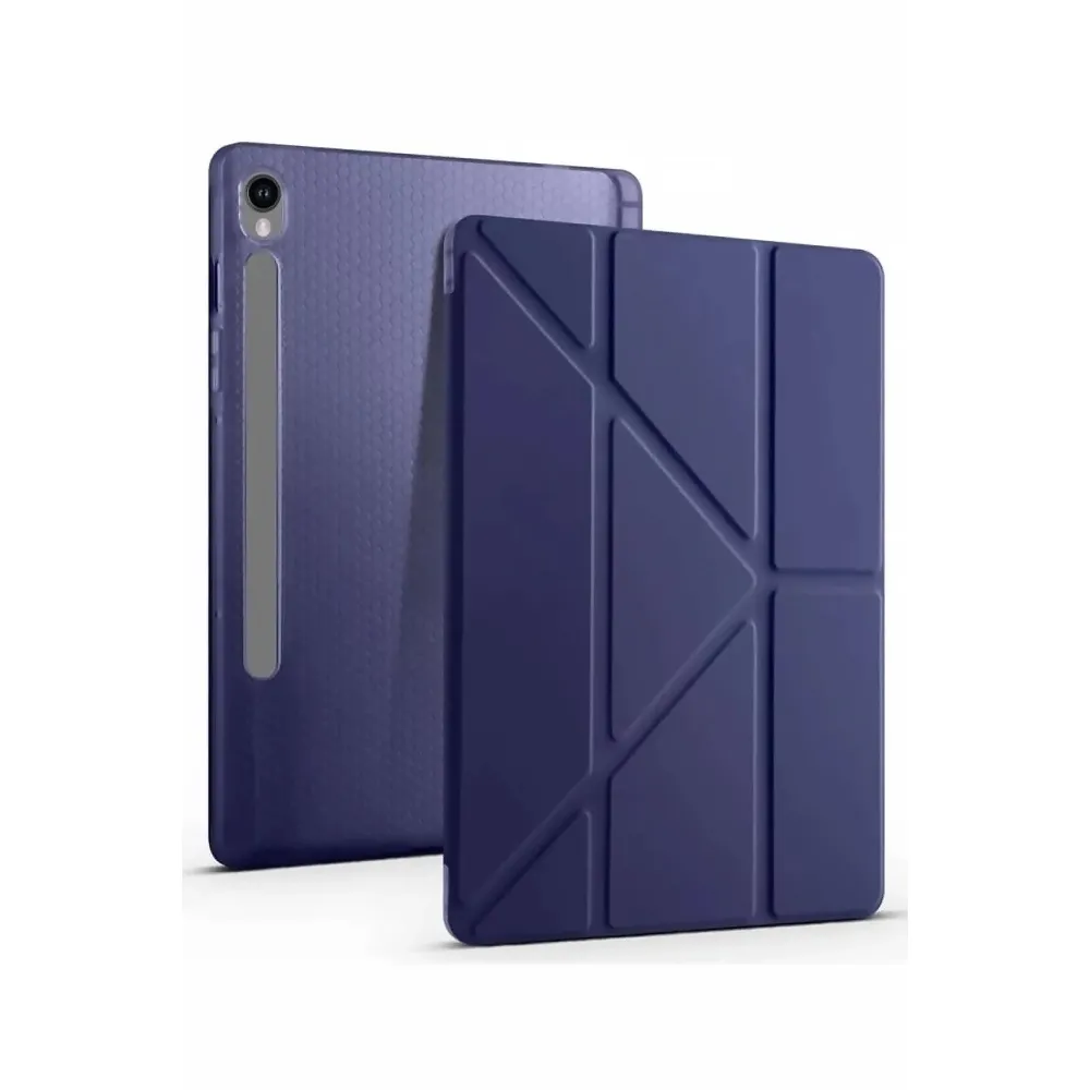 Newface Samsung Galaxy Tab S10 FE Plus 13.1 Kalemlikli Mars Tablet Kılıfı - Lacivert