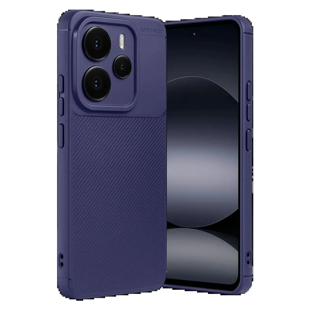 Newface Xiaomi Note 14 5G Auto Focus Karbon Kapak - Lacivert