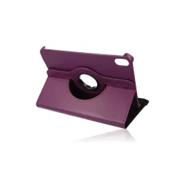 Newface iPad Mini 6 Kılıf 360 Tablet Deri Kılıf - Mürdüm