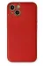 Newface Iphone 14 Plus Kılıf Coco Deri Silikon Kapak - Kırmızı