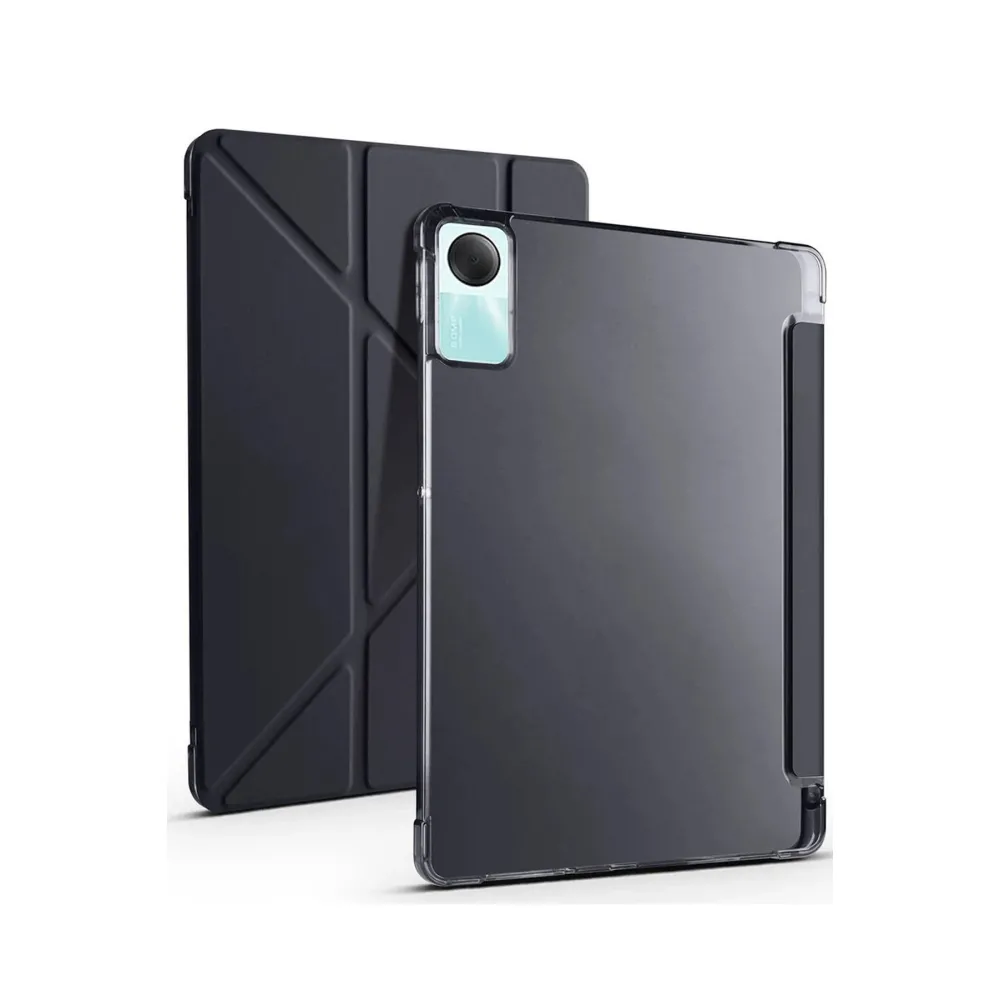 Newface Xiaomi Redmi Pad SE 4G Kılıf Kalemlikli Mars Tablet Kılıfı - Siyah