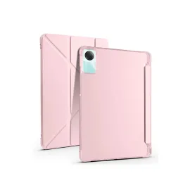 Newface Xiaomi Redmi Pad SE 4G Kılıf Kalemlikli Mars Tablet Kılıfı - Rose Gold