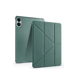 Newface Xiaomi Redmi Pad SE 4G Kılıf Kalemlikli Mars Tablet Kılıfı - Koyu Yeşil