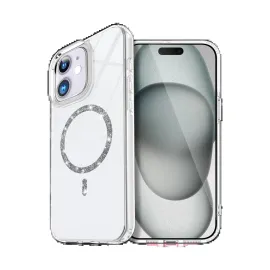 Newface Apple Iphone 12 Live Diamond Magsafe Kapak - Şeffaf