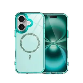 Newface Apple Iphone 16 Live Diamond Magsafe Kapak - Yeşil