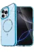 Newface Apple Iphone 16 Pro Max Live Diamond Magsafe Kapak - Mavi