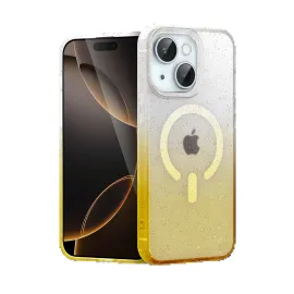 Newface Apple Iphone 14 Pummel Shiny Magsafe Kapak - Gold