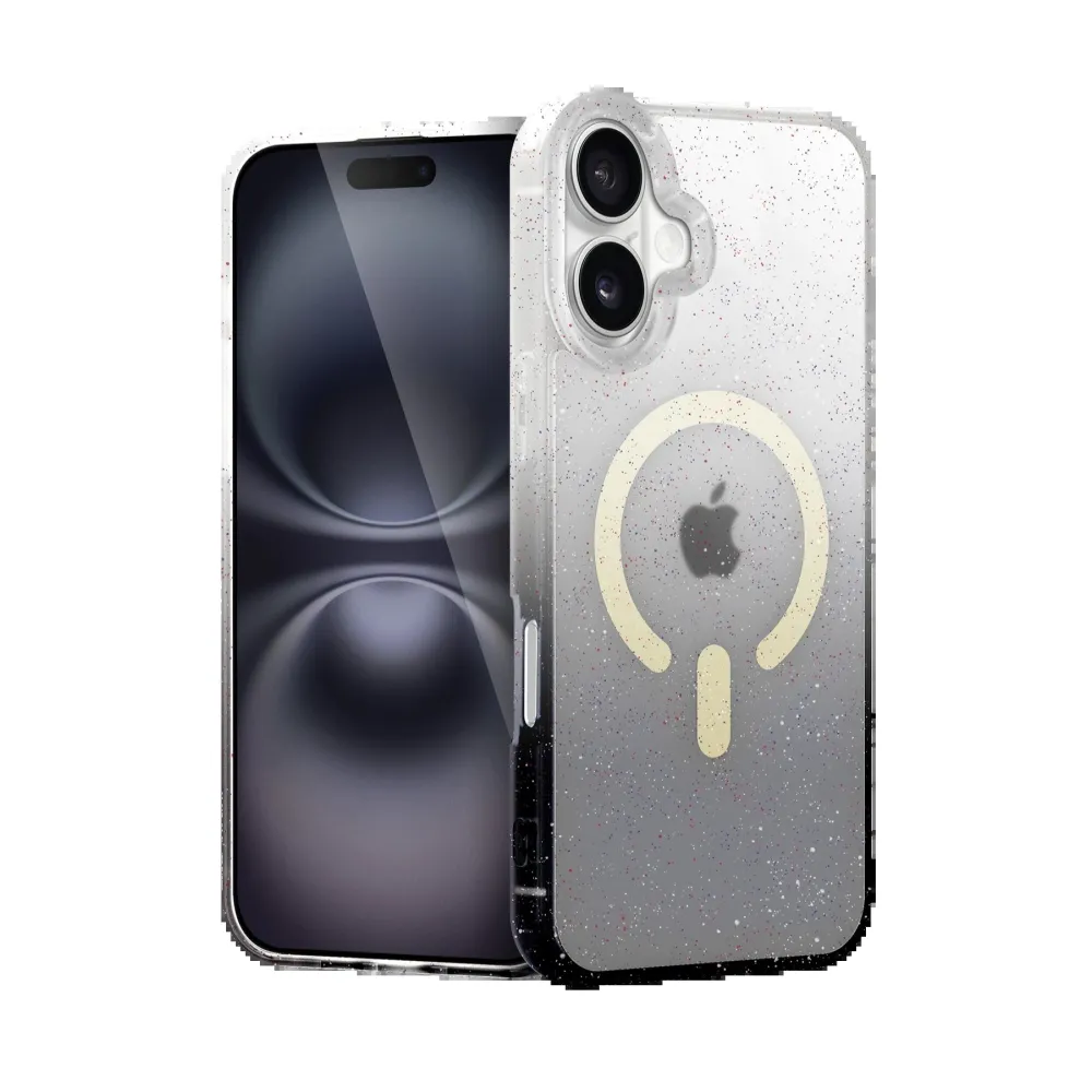 Newface Apple Iphone 16 Plus Pummel Shiny Magsafe Kapak - Siyah