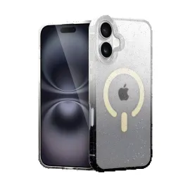 Newface Apple Iphone 16 Plus Pummel Shiny Magsafe Kapak - Siyah