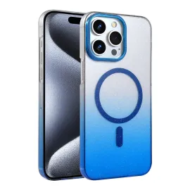 Newface Apple Iphone 15 Pro Max Glossy Magsafe Kapak - Mavi