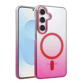 Newface Samsung Galaxy S23 Fe Glossy Magsafe Kapak - Pembe