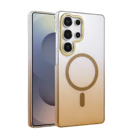 Newface Samsung Galaxy S25 Ultra Glossy Magsafe Kapak - Çöl Titanyum