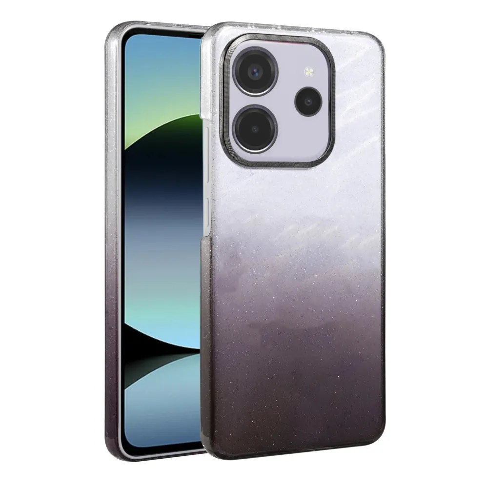 Newface Xiaomi Redmi 12 Glossy Kapak - Siyah