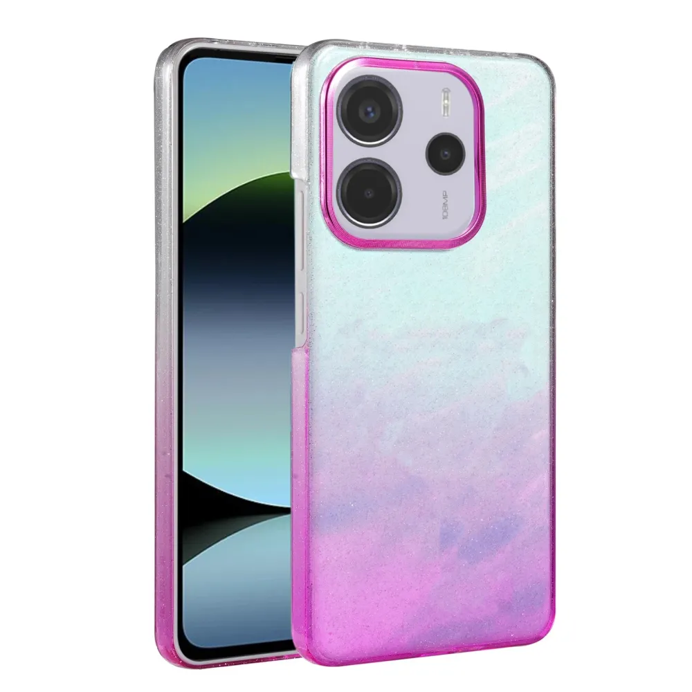 Newface Xiaomi Redmi Note 14 4G Glossy Kapak - Mor