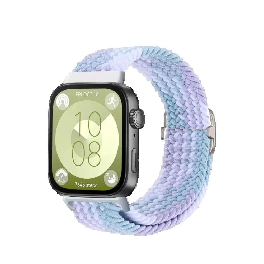 Newface Huawei Fit 4 Star Kordon - Lila-Beyaz