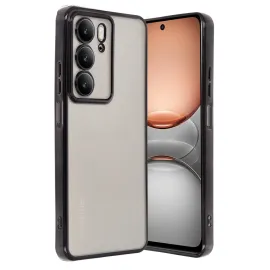 Newface Realme C75 4G Kılıf Razer Lensli Silikon - Siyah