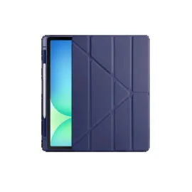 Newface iPad Pro 13 (2024) Kılıf Kalemlikli Hugo Tablet Kılıfı - Lacivert