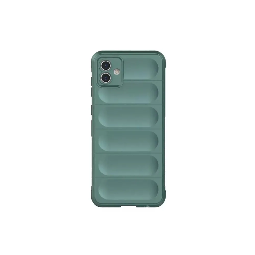 Newface Samsung Galaxy A06 Kılıf Optimum Silikon - Koyu Yeşil