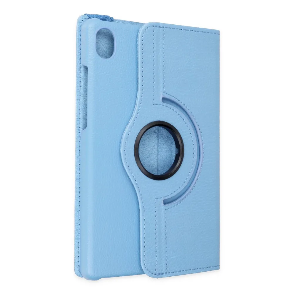 Newface Samsung Galaxy X510 Tab S9 FE 11 Kılıf 360 Tablet Deri Kılıf - Turkuaz