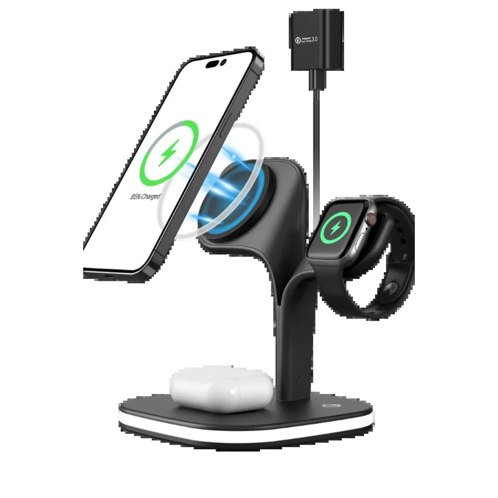 Newface Ym-Ud22 Kablosuz Şarj Masaüstü Set - Siyah