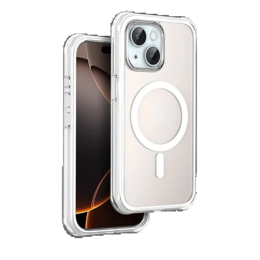 Onegif Apple Iphone 15 Hulk Magsafe Kapak - Beyaz