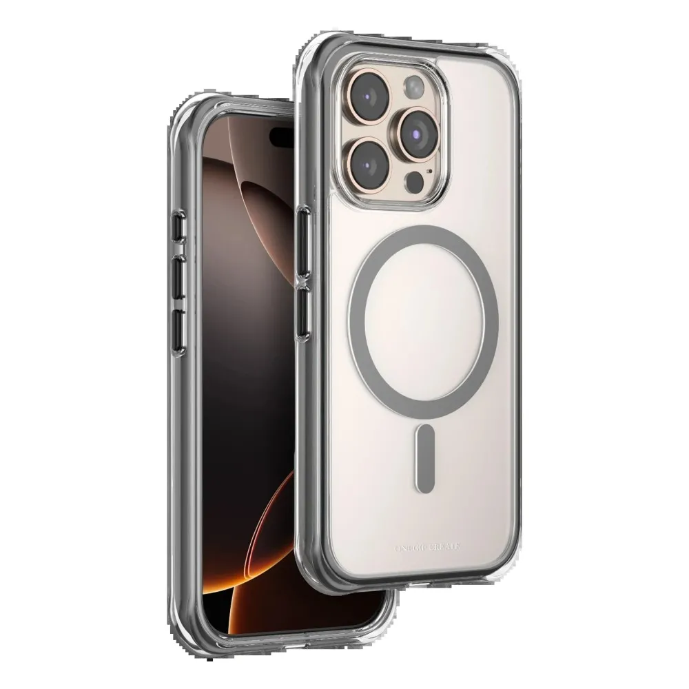 Onegif Apple Iphone 15 Pro Max Hulk Magsafe Kapak - Siyah