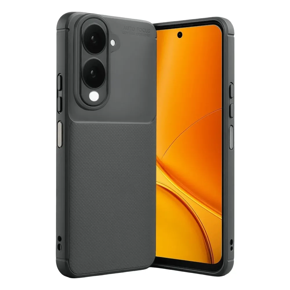 Newface Vivo Y29S Auto Focus Karbon Kapak - Gri