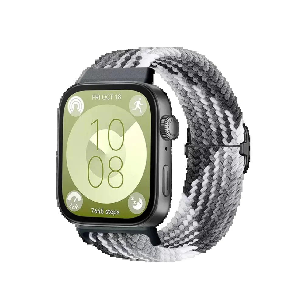 Newface Huawei Fit 4 Star Kordon - Gri-Siyah