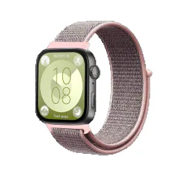 Newface Huawei Fit 4 Hasırlı Cırtcırtlı Kordon - Pembe