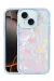 Newface Apple Iphone 15 Lumi Desenli Kapak - Mavi
