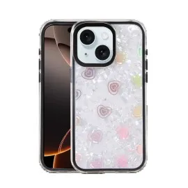 Newface Apple iPhone 15 Lumi Desenli Kapak - Siyah