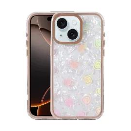 Newface Apple Iphone 15 Lumi Desenli Kapak - Çöl Titanyum