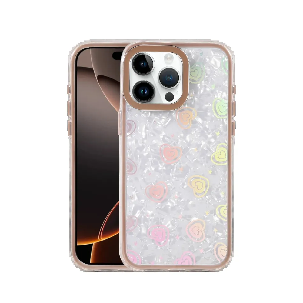 Newface Apple Iphone 15 Pro Lumi Desenli Kapak - Çöl Titanyum