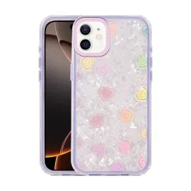 Newface Apple iPhone 11 Lumi Desenli Kapak - Mor