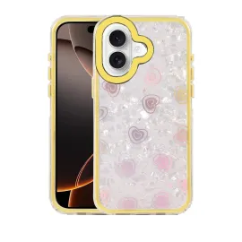 Newface Apple Iphone 16 Lumi Desenli Kapak - Sarı