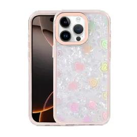 Newface Apple Iphone 16 Pro Max Lumi Desenli Kapak - Pembe