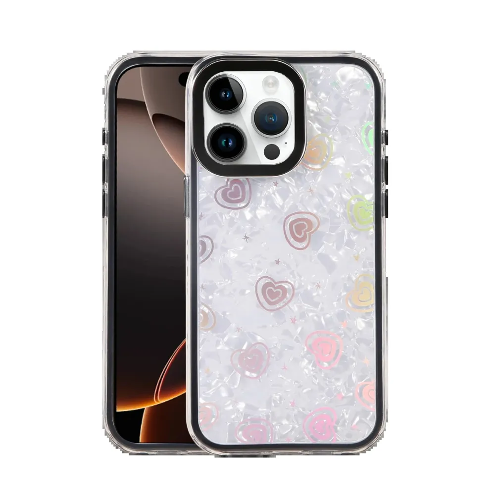 Newface Apple Iphone 16 Pro Max Lumi Desenli Kapak - Siyah