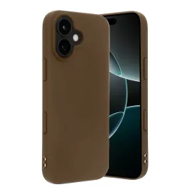 Newface Apple Iphone 17 First Silikon - Kahverengi