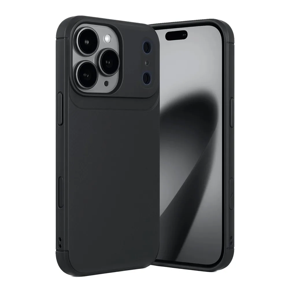 Newface Apple Iphone 17 Pro Max Auto Focus Karbon Kapak - Siyah