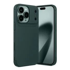 Newface Apple Iphone 17 Pro Max Auto Focus Karbon Kapak - Koyu Yeşil
