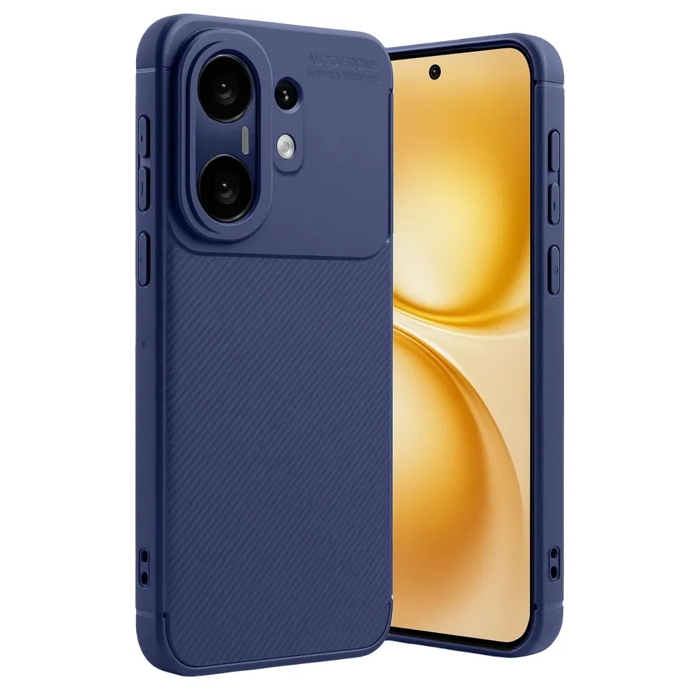Newface Vivo X200 Fe Auto Focus Karbon Kapak - Lacivert