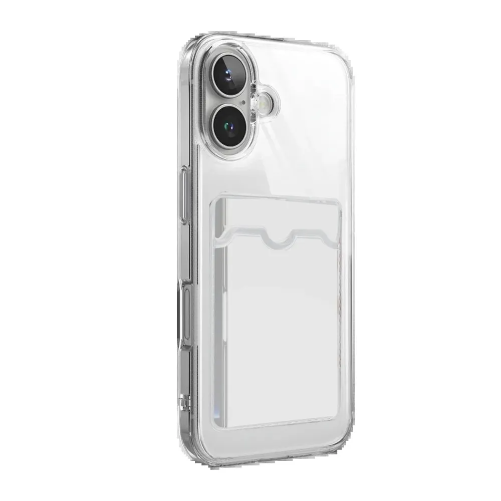 Newface Apple Iphone 17 Kart Şeffaf Silikon - Şeffaf