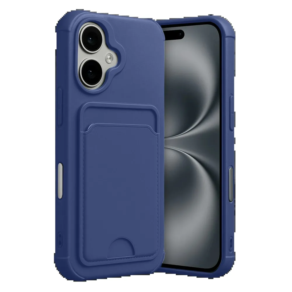 Newface Apple Iphone 17 Kelvin Kartvizitli Silikon - Lacivert