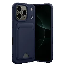 Newface Apple Iphone 17 Pro Kelvin Kartvizitli Silikon - Lacivert